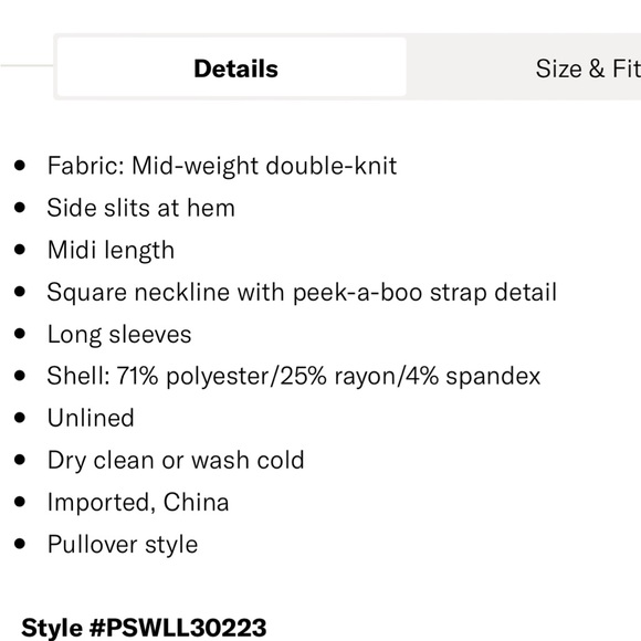 Proenza Schouler White Label Square Neck Dress XS - Picture 10 of 10